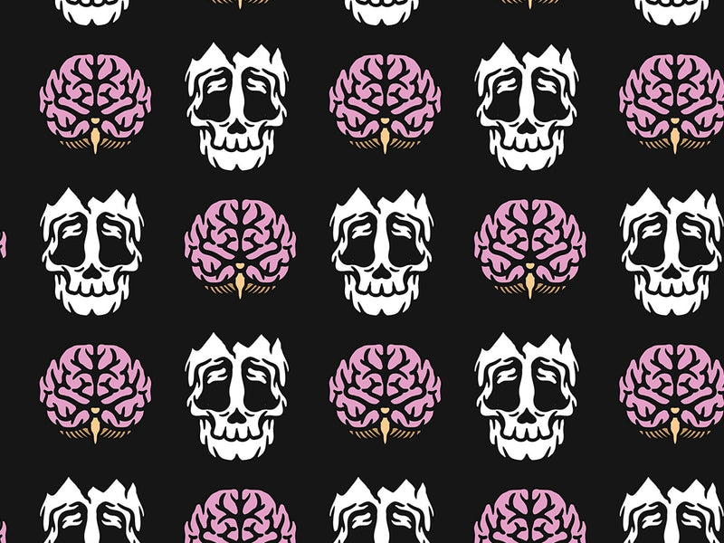 Skull Stripping Halloween Vinyl Wrap Pattern~Rwraps Series 914 Digitally Printed Vinyl Wrap~0