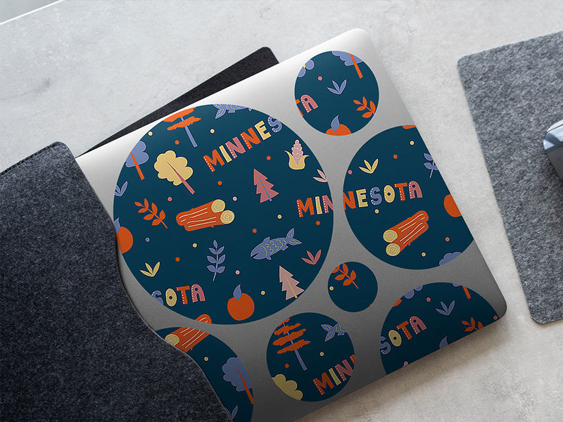 sky-blue waters DIY Laptop Stickers
