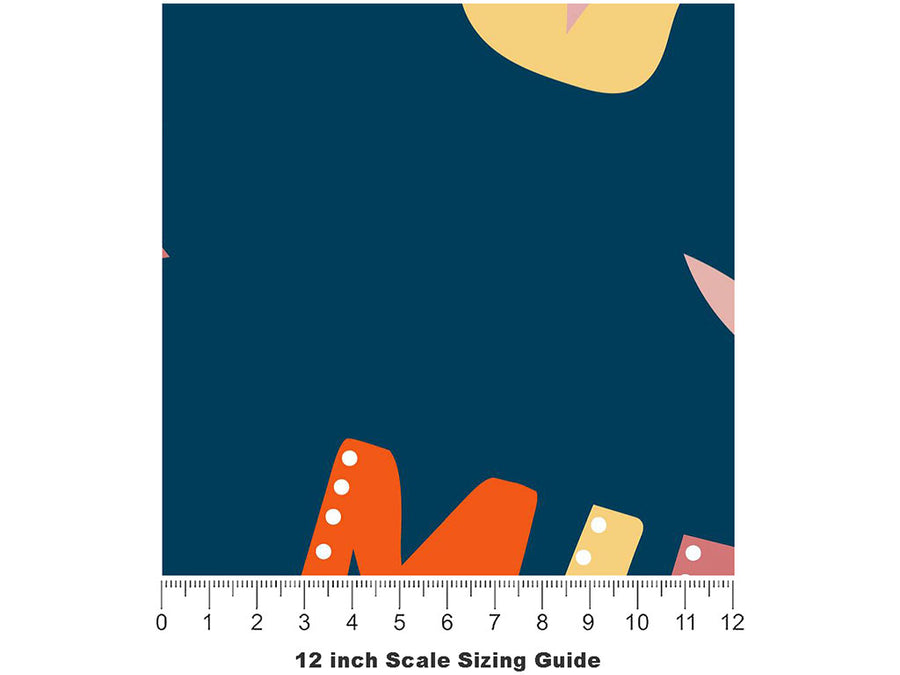 Sky-Blue Waters Americana Vinyl Film Pattern Size 12 inch Scale~Rwraps Sky-Blue Waters Americana Sizing Chart~3