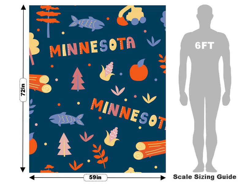 Sky-Blue Waters Americana Vehicle Wrap Scale~Rwraps Series 914 Sky-Blue Waters Americana Measurements~2