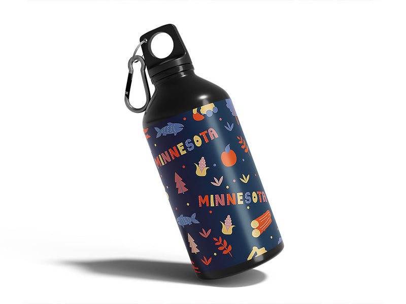 sky-blue waters Water Bottle DIY Stickers