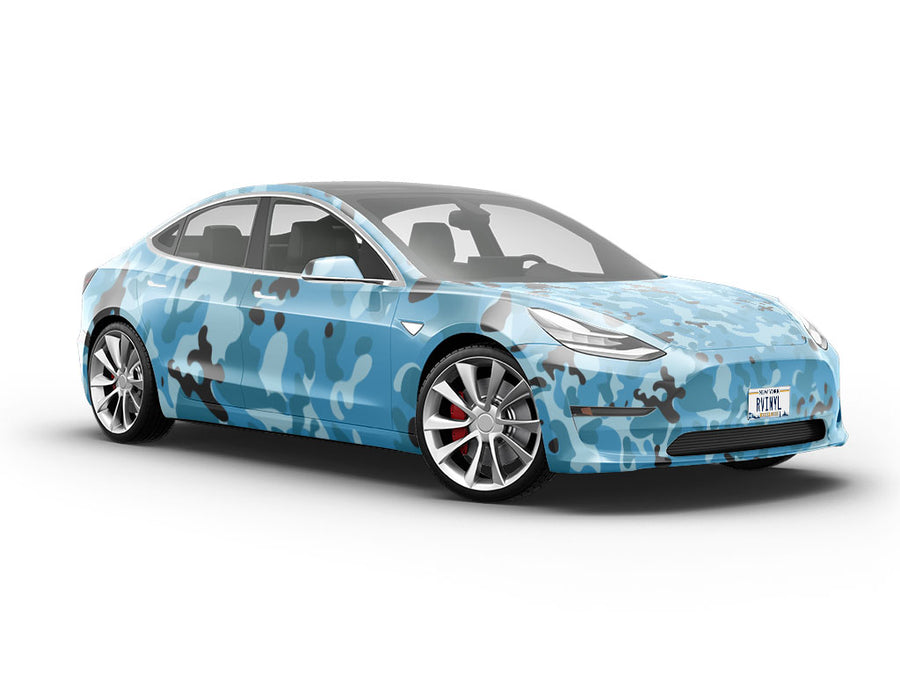 Sky Multicam Camouflage Vehicle Vinyl Wrap
