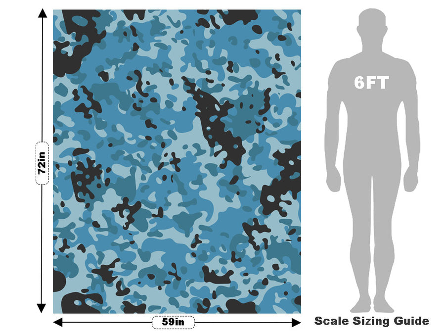 Sky Multicam Camouflage Vehicle Wrap Scale~Rwraps Series 914 Sky Multicam Camouflage Measurements~2