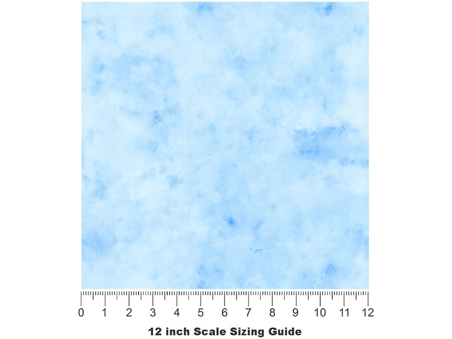 Sky Reaching Watercolor Vinyl Film Pattern Size 12 inch Scale~Rwraps Sky Reaching Watercolor Sizing Chart~2