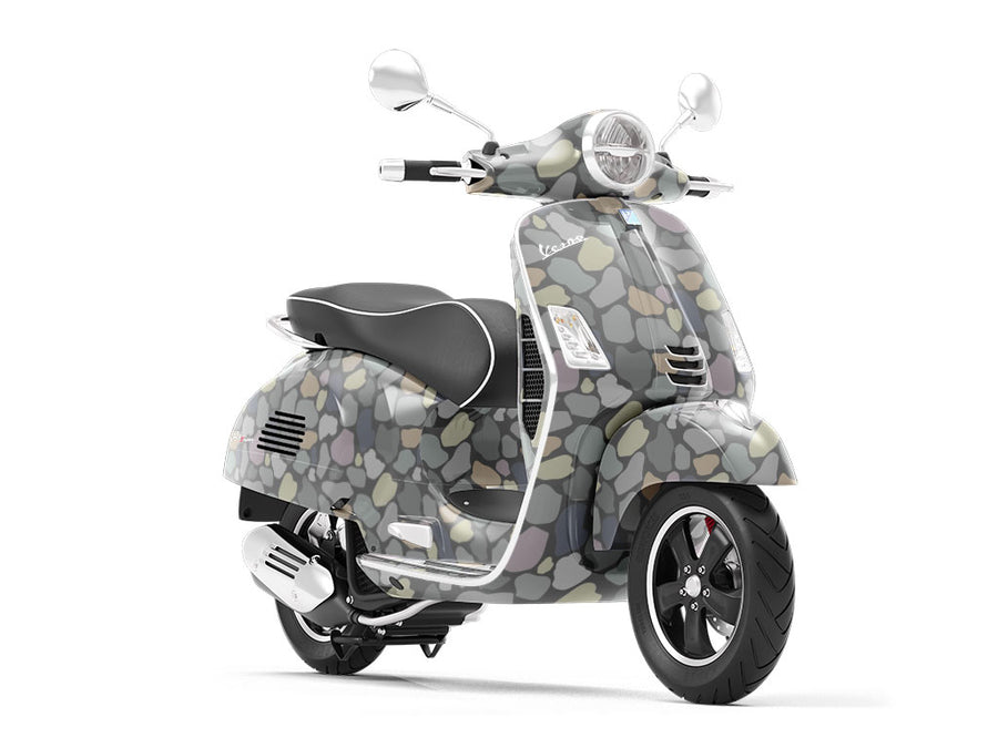 Slate Cobblestone Vespa Scooter Wrap Film