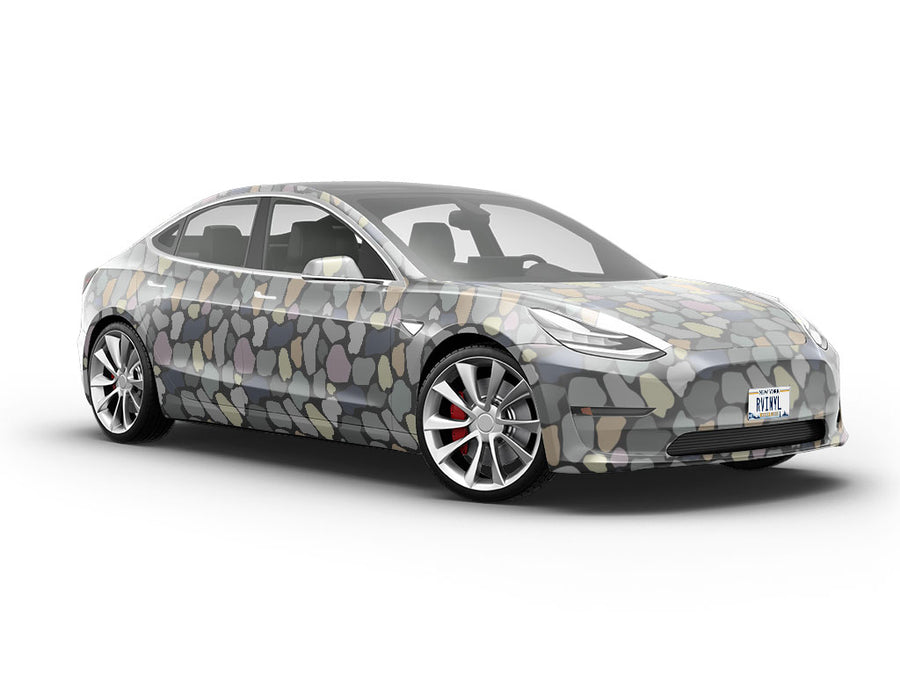Slate Cobblestone Vehicle Vinyl Wrap