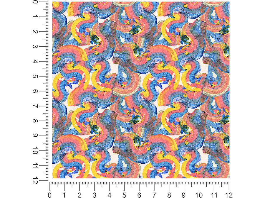 sleepy dreams abstract geometric 1ft x 1ft Craft Sheets