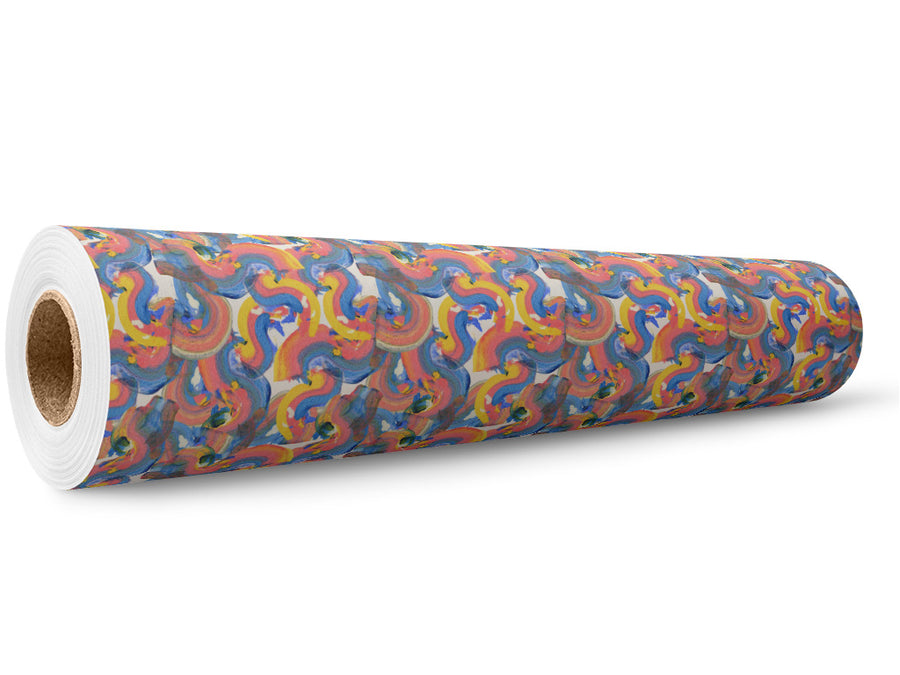 Sleepy Dreams Abstract Wrap Film Wholesale Roll~Rwraps Series 914 Digitally Printed Vinyl Roll~5