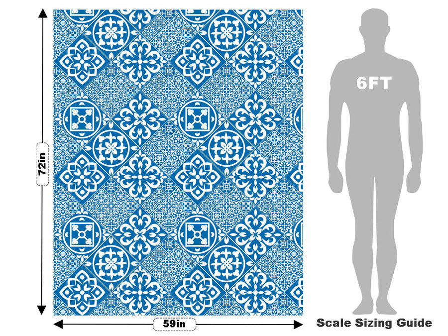 Sliced White Tile Vehicle Wrap Scale~Rwraps Series 914 Sliced White Tile Measurements~2