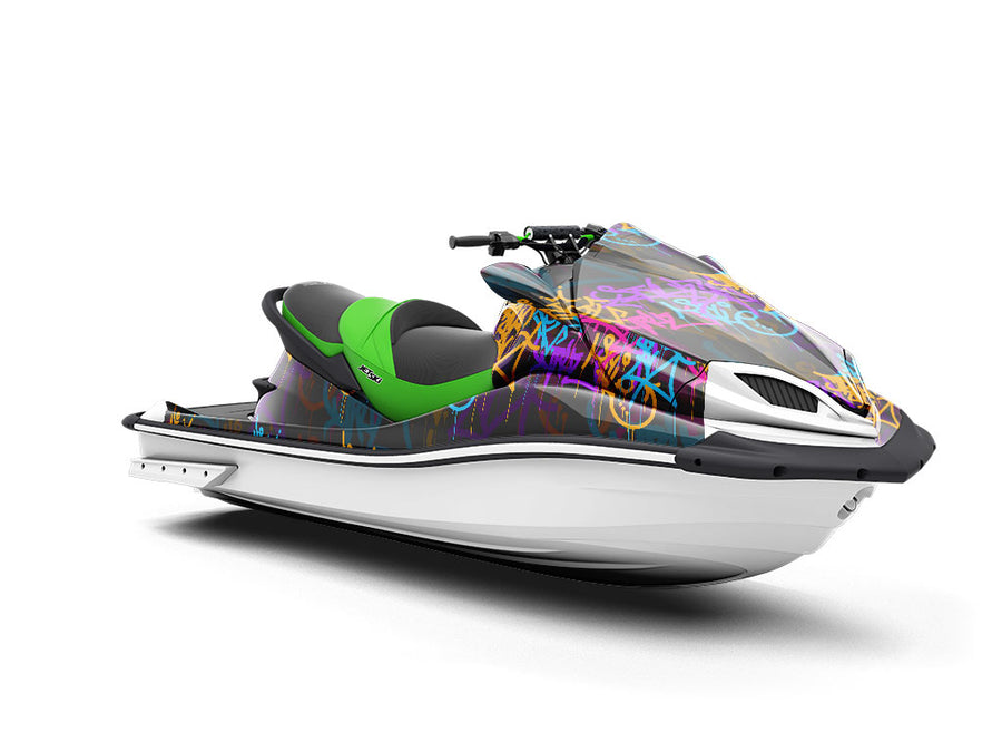 Slick Layers Graffiti Jet Ski Vinyl Customized Wrap