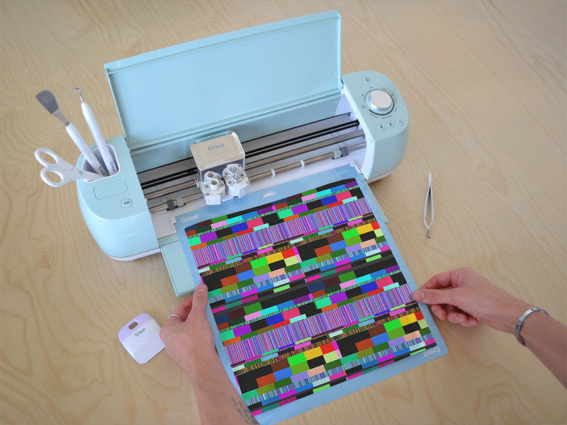Slight Snafu Technology Vinyl Film Pattern Size 12 inch Scale~Rwraps Slight Snafu Technology Sizing Chart~3