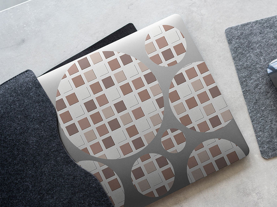slightly dirty mosaic DIY Laptop Stickers