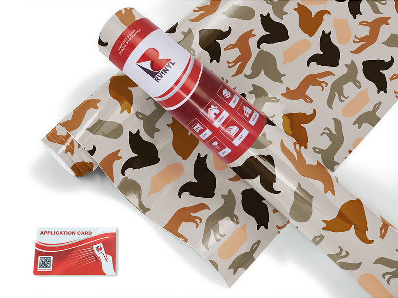 sly shadow animal Craft Vinyl Roll