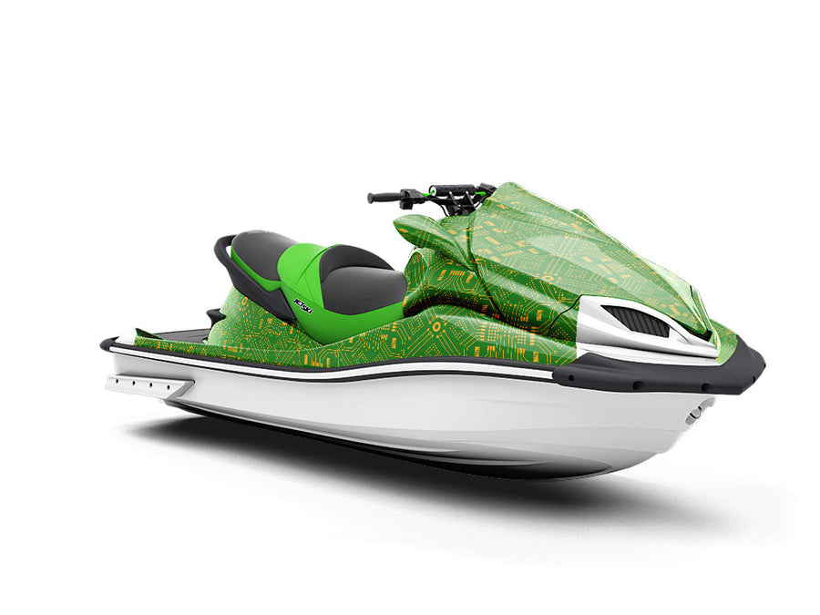 Small Clover Technology Jet Ski Vinyl Customized Wrap