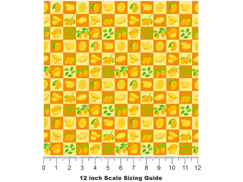Small Earlygold Fruit Vinyl Film Pattern Size 12 inch Scale~Rwraps Small Earlygold Fruit Sizing Chart~2