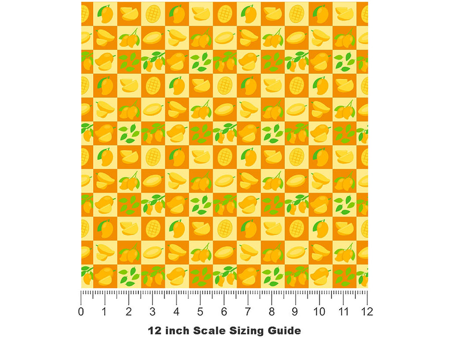 Small Earlygold Fruit Vinyl Film Pattern Size 12 inch Scale~Rwraps Small Earlygold Fruit Sizing Chart~2
