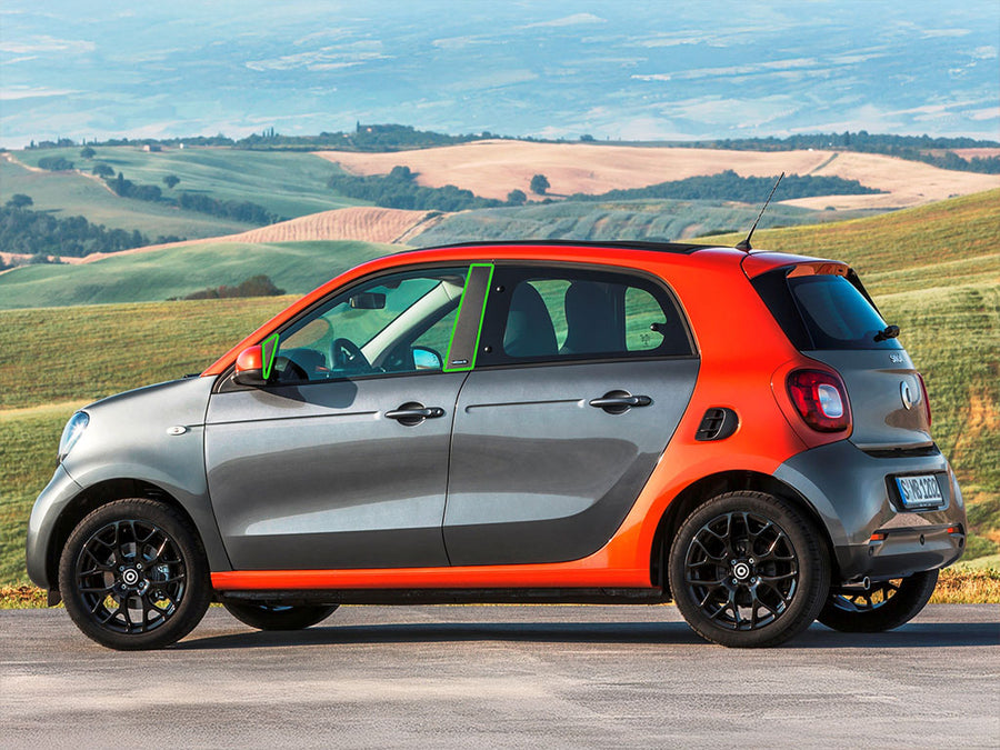 smart fortwo 2008-2015 Pillar Post Trim Installation Location