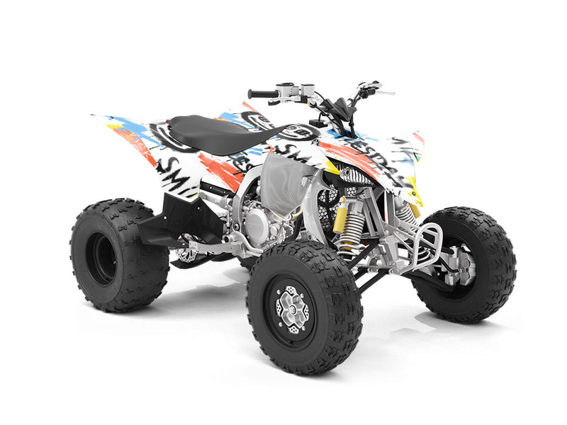Smile On Graffiti ATV Wrapping Vinyl