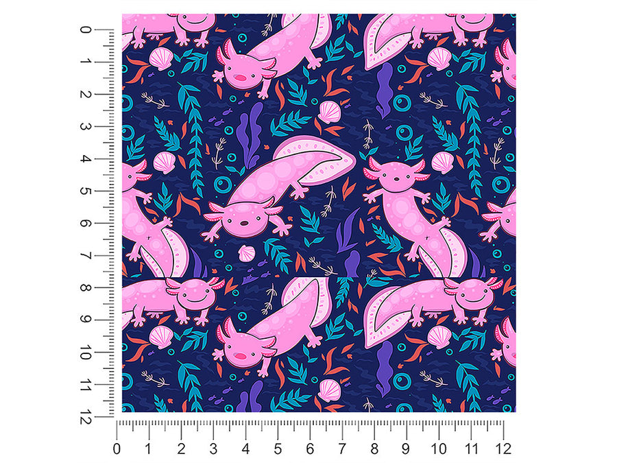 smiling salamanders fresh water 1ft x 1ft Craft Sheets