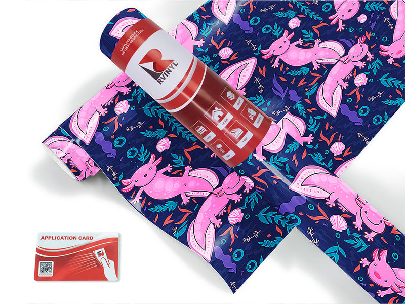 smiling salamanders fresh water Craft Vinyl Roll