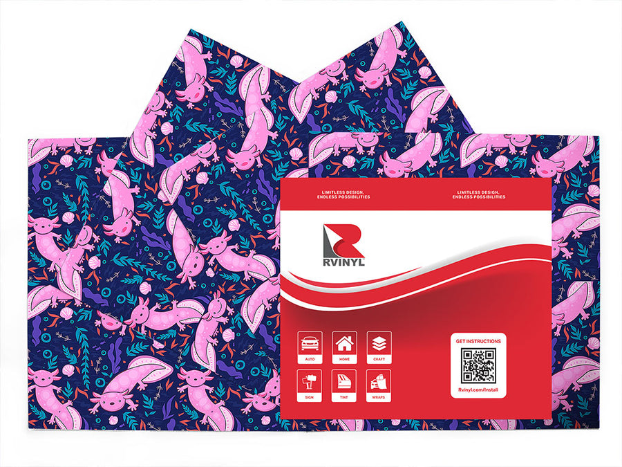 smiling salamanders fresh water Craft Vinyl Sheet Pack