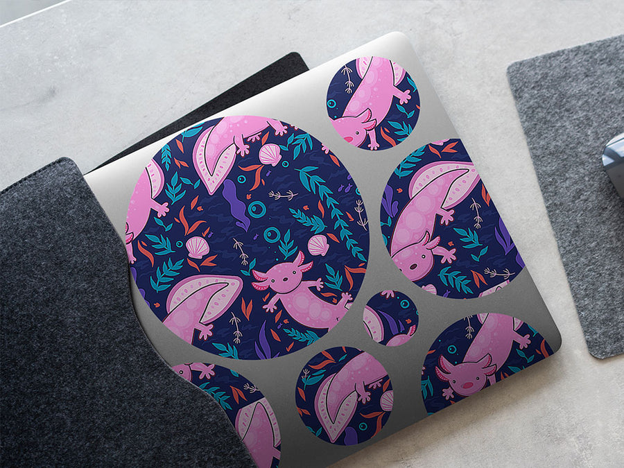 smiling salamanders fresh water DIY Laptop Stickers