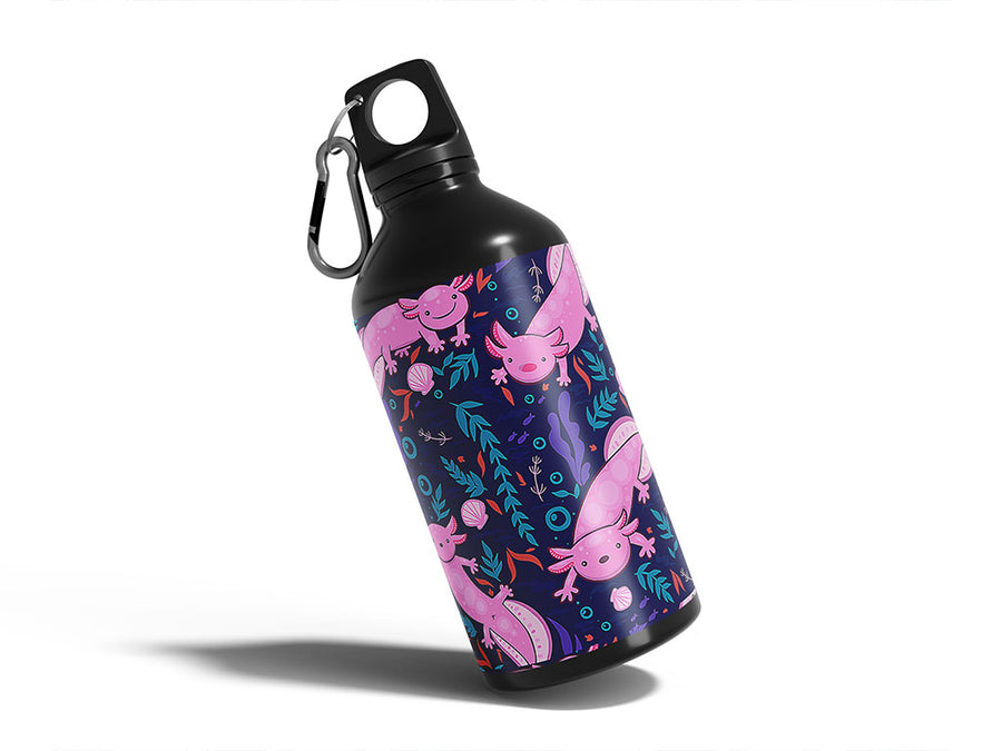 smiling salamanders fresh water Water Bottle DIY Stickers