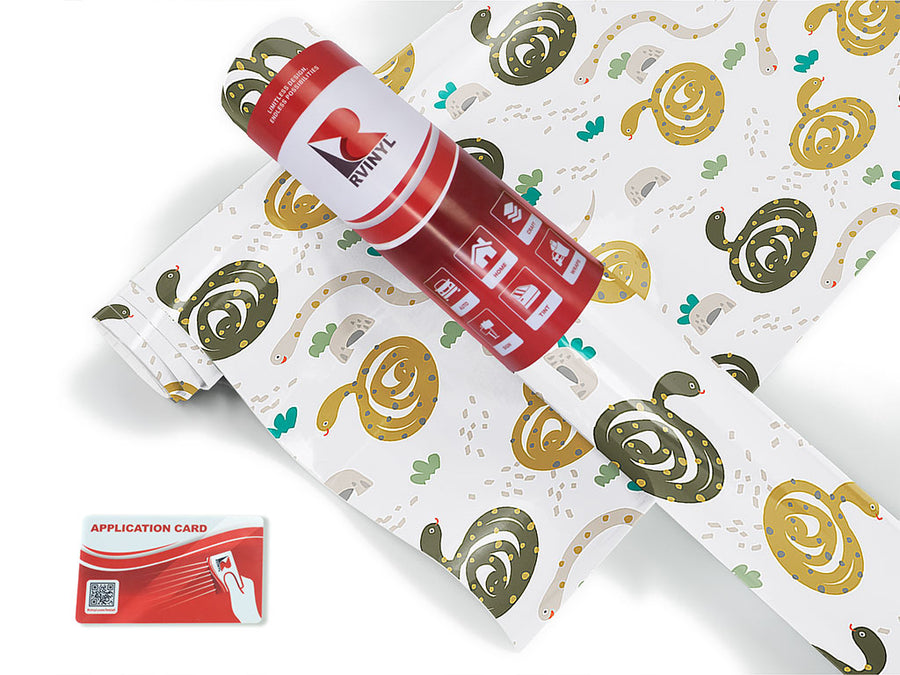 smiling serpents animal Craft Vinyl Roll