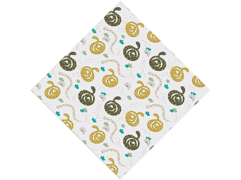 Smiling Serpents Reptile Vinyl Wrap Pattern