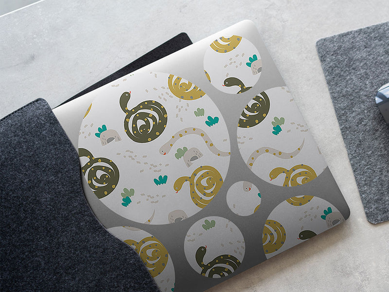 smiling serpents animal DIY Laptop Stickers