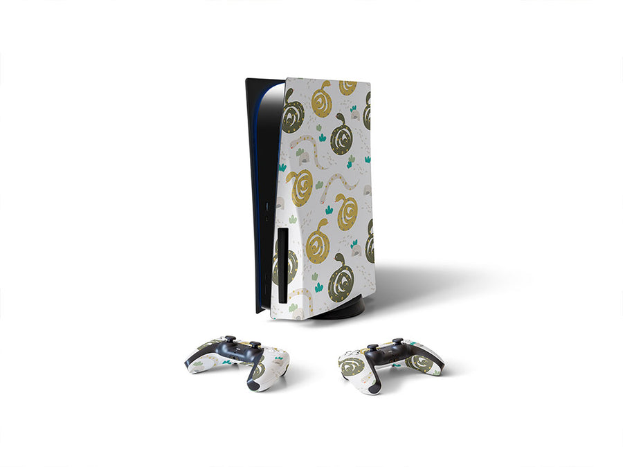 smiling serpents animal Sony PS5 DIY Skin