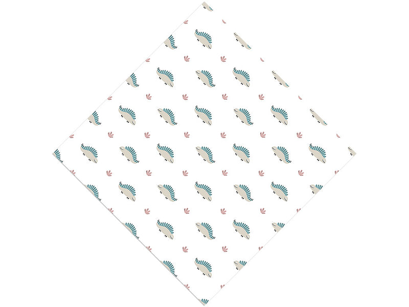 Smiling Stegosaur Dinosaur Vinyl Wrap Pattern