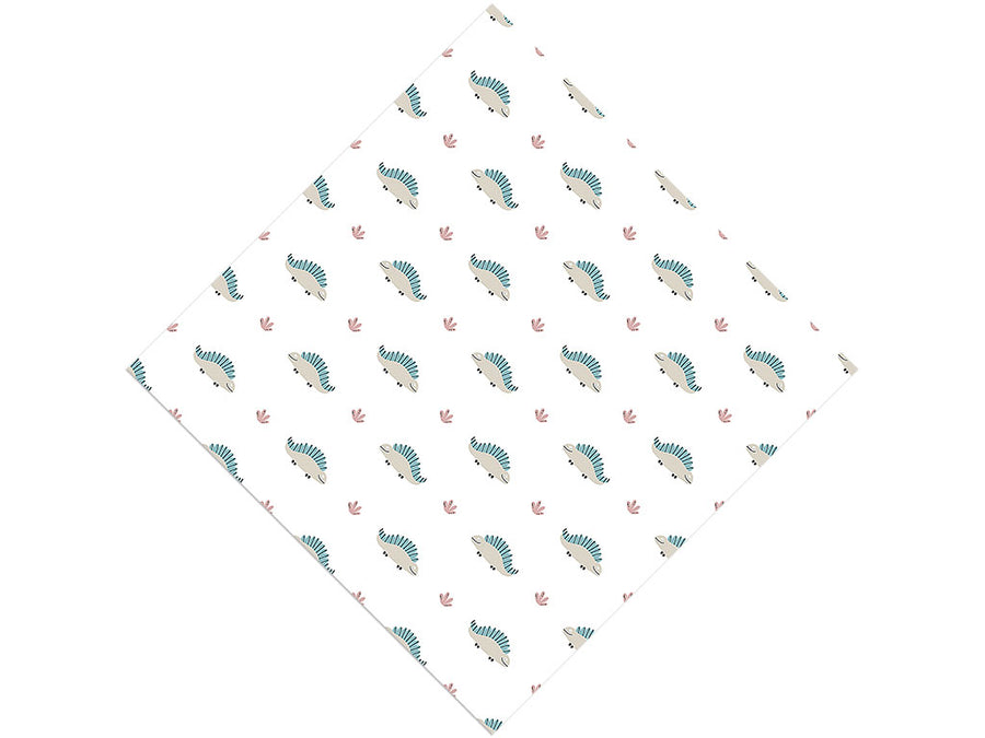 Smiling Stegosaur Dinosaur Vinyl Wrap Pattern