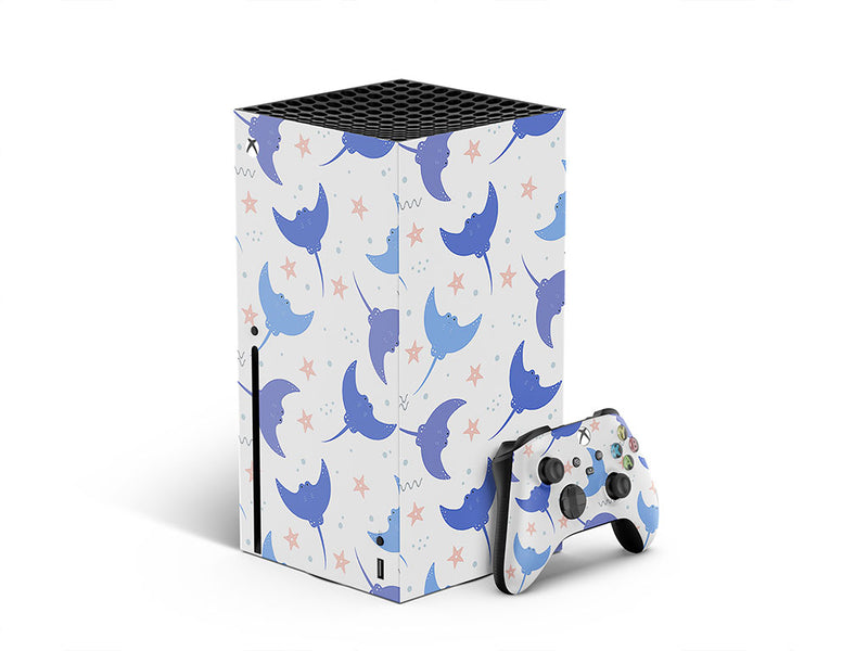 smiling stingray salt water XBOX DIY Decal