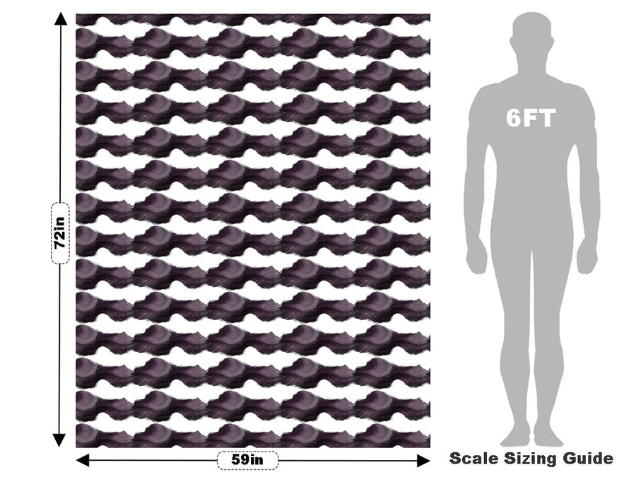 Smokey Quartz Gemstone Vehicle Wrap Scale~Rwraps Series 914 Smokey Quartz Gemstone Measurements~1