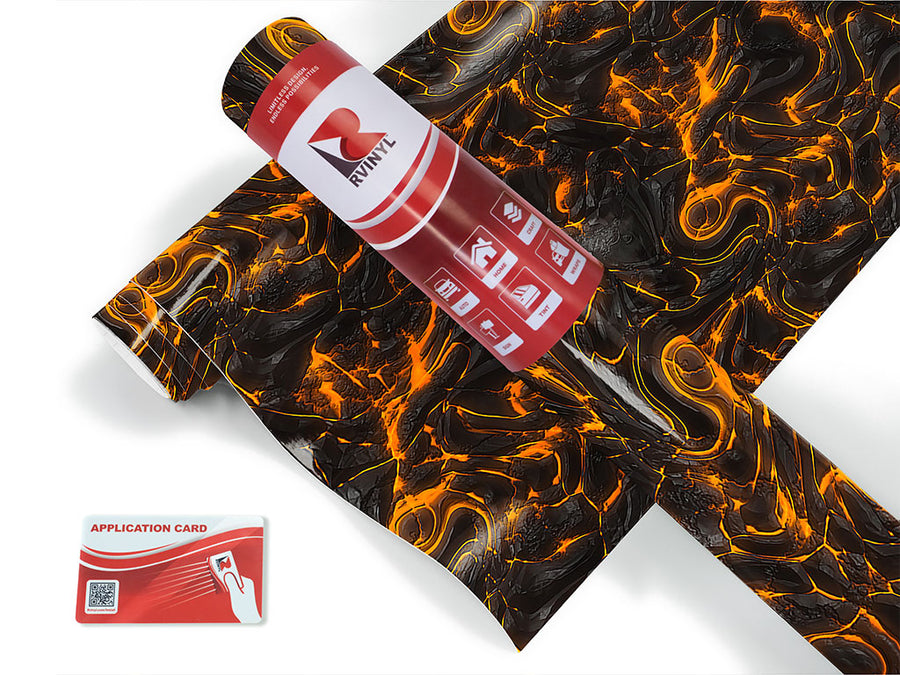 smoldering mess lava Craft Vinyl Roll