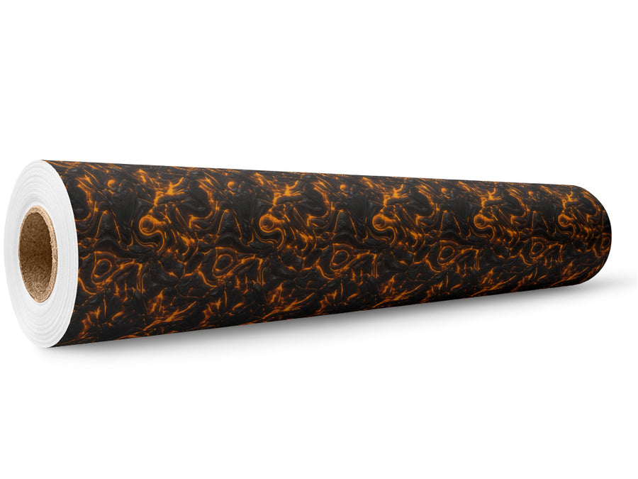 Smoldering Mess Lava Wrap Film Wholesale Roll~Rwraps Series 914 Digitally Printed Vinyl Roll~5