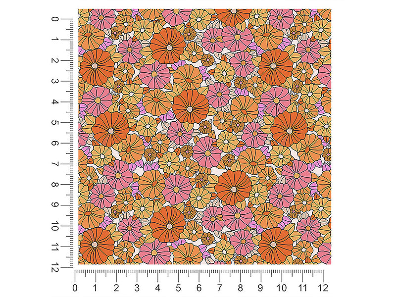 smooth cream retro 1ft x 1ft Craft Sheets