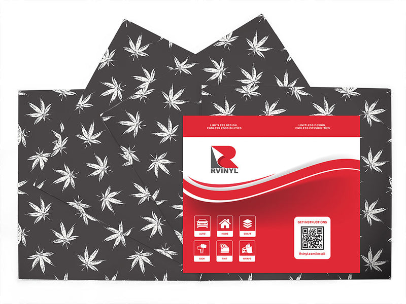 smooth ganja cannabis Craft Vinyl Sheet Pack