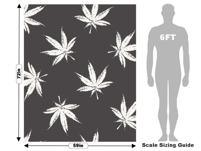 Smooth Ganja Cannabis Vehicle Wrap Scale~Rwraps Series 914 Smooth Ganja Cannabis Measurements~1