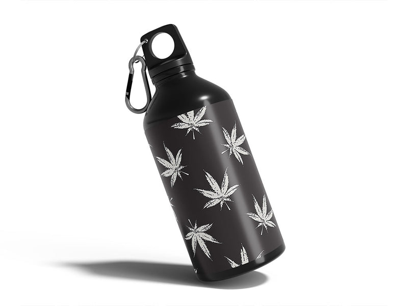 smooth ganja cannabis Water Bottle DIY Stickers