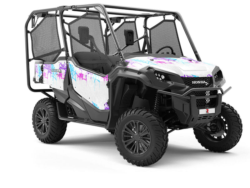Smooth Layers Graffiti Utility Vehicle Vinyl Wrap