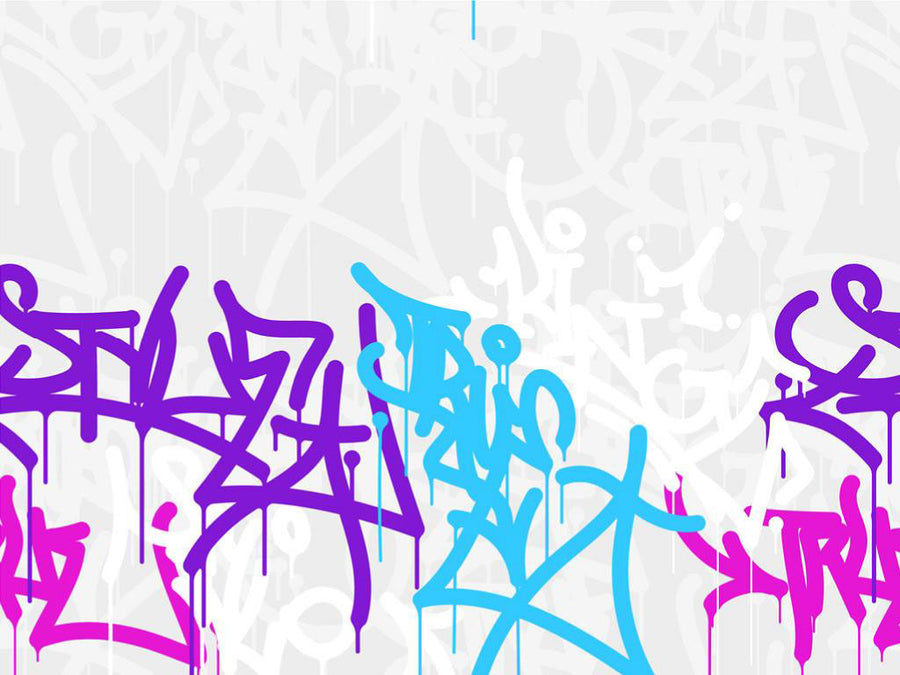 Smooth Layers Graffiti Vinyl Wrap Pattern~Rwraps Series 914 Digitally Printed Vinyl Wrap~0