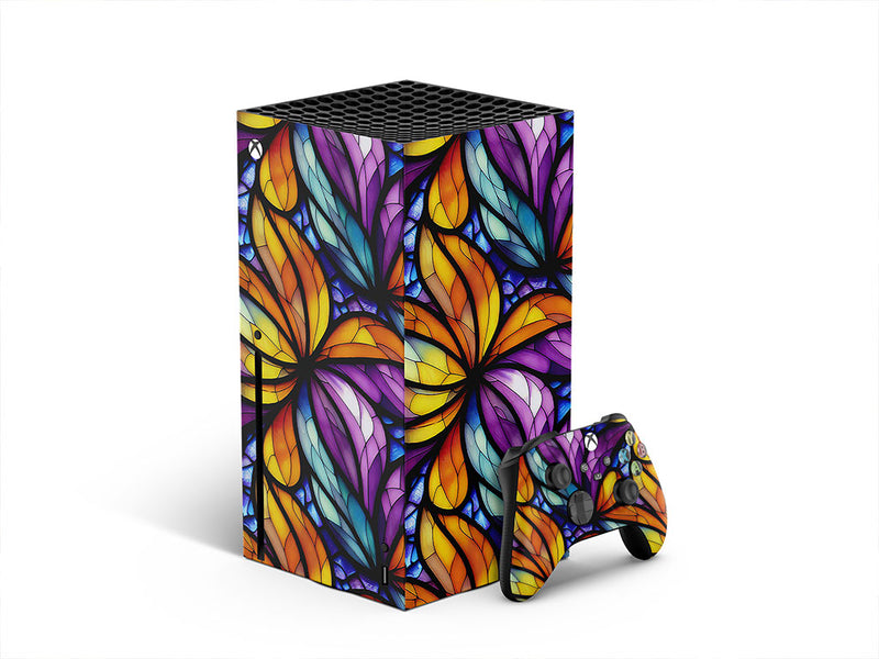 smooth petals stained glass XBOX DIY Decal