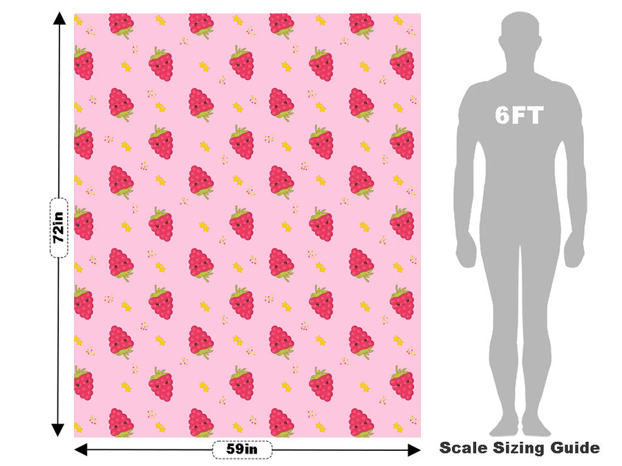 Snack Smiling Back Fruit Vehicle Wrap Scale~Rwraps Series 914 Snack Smiling Back Fruit Measurements~1