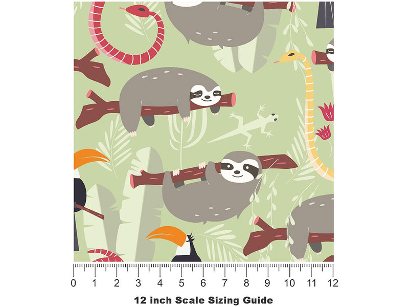 Snails Pace Animal Vinyl Film Pattern Size 12 inch Scale~Rwraps Snails Pace Animal Sizing Chart~2