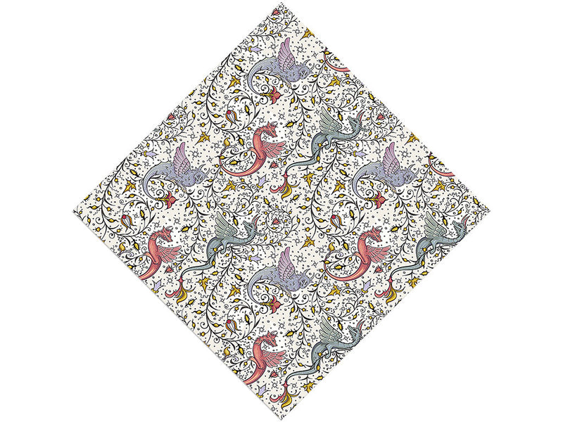 Snarling Wyvern Fantasy Vinyl Wrap Pattern