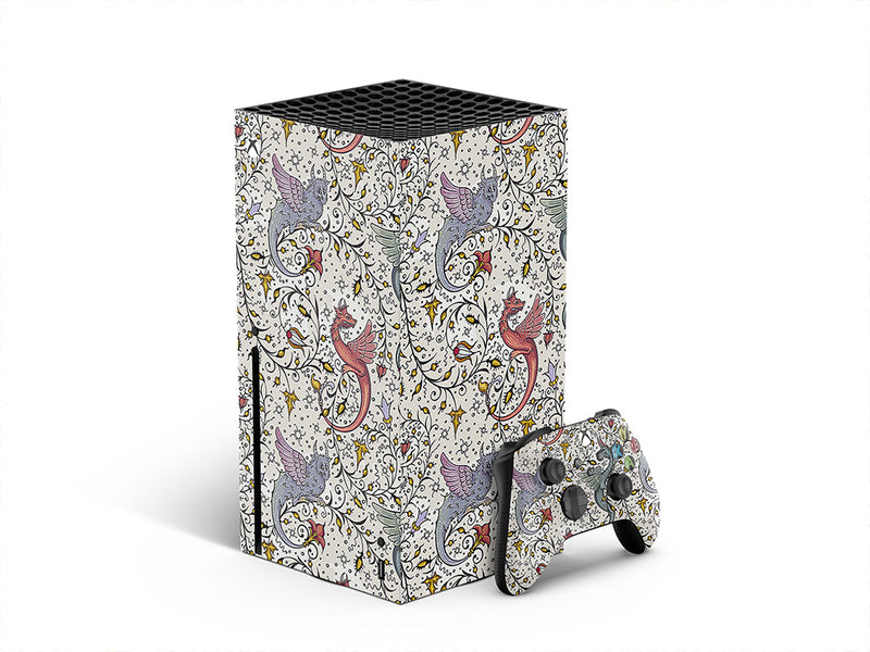 snarling wyvern fantasy XBOX DIY Decal