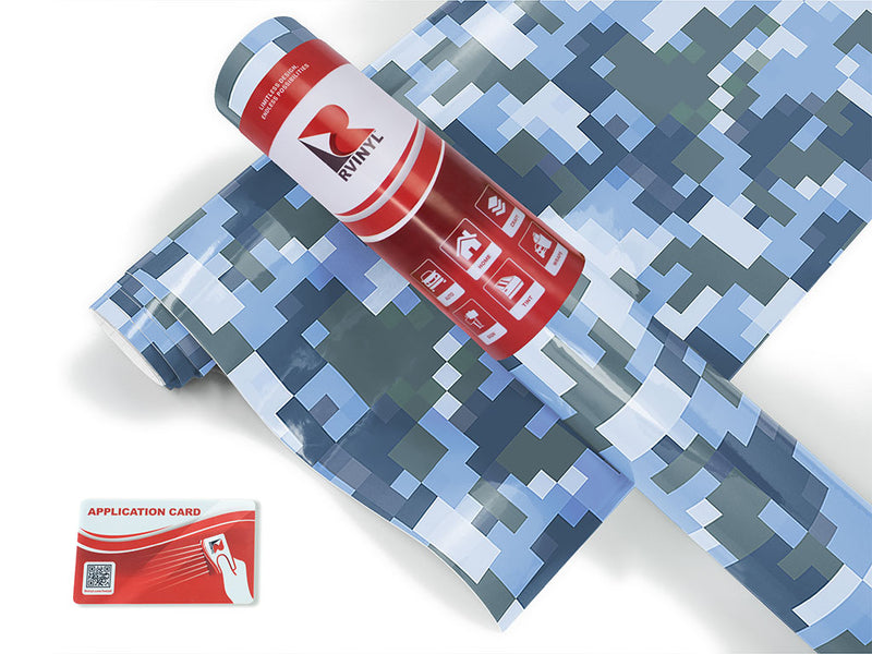snow and sleet pixel Craft Vinyl Roll