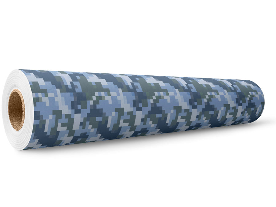 Snow and Sleet Pixel Wrap Film Wholesale Roll~Rwraps Series 914 Digitally Printed Vinyl Roll~5